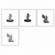 D&D Nolzur's Marvelous Miniatures - Silver Dragon Wyrmling & Female Halfling (6 Units)