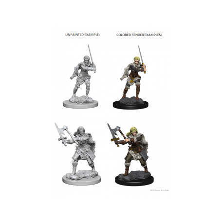 D&D Nolzur's Marvelous Unpainted Miniatures - Human Female Barbarian (6 Units)