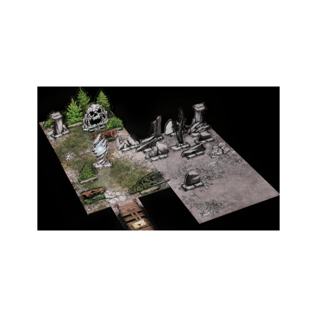e-Raptor RPG ROCKS Set - Objects + Modular Map