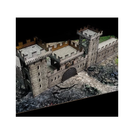 e-Raptor Wargaming Set GREAT CITY WALLS - Constructions + Map