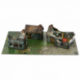e-Raptor Wargaming Set RUINED VILLAGE - Constructions + Map