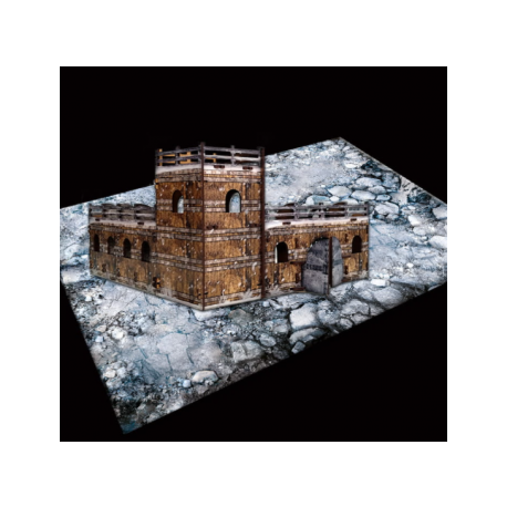 e-Raptor Wargaming Set WINTER FORTRESS - Constructions + Map