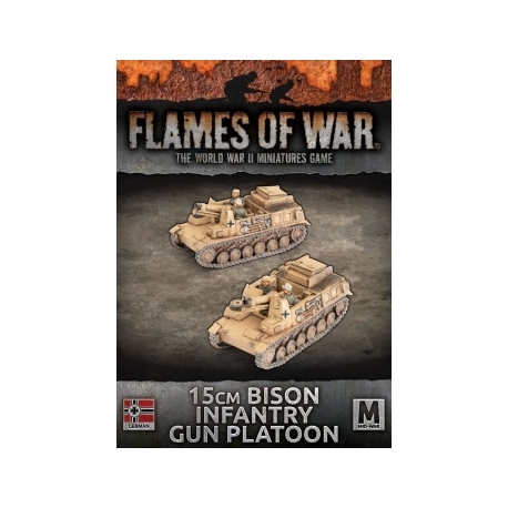 Flames Of War - Bison 15cm SP Infantry Gun (x2)