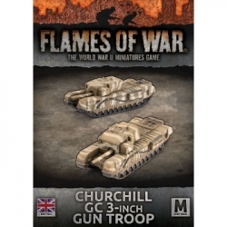 Flames Of War - Churchill 3 Gun Carrier (x2)"