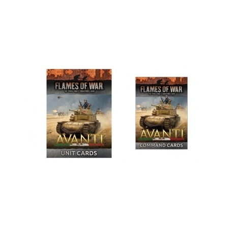 Flames of War - Italian Avanti Card Bundle (Inglés)