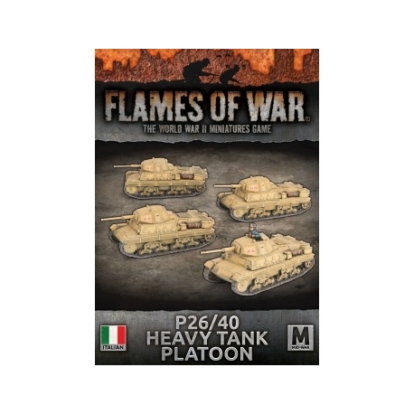 Flames Of War - P40 Heavy Tank (x4)