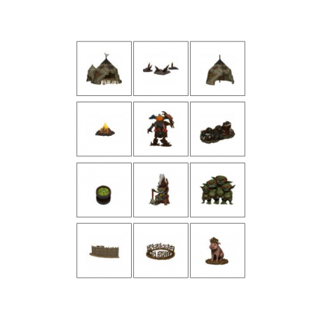 Pathfinder Battles: Legendary Adventures Goblin Village Premium Set (Inglés)