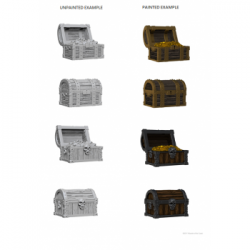 WizKids Deep Cuts Unpainted Miniatures - Chests (6 Units)
