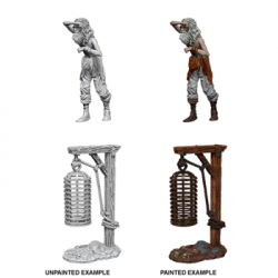 WizKids Deep Cuts Unpainted Miniatures - Hanging Cage (6 Units)