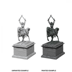 WizKids Deep Cuts Unpainted Miniatures - Heroic Statue (6 Units)