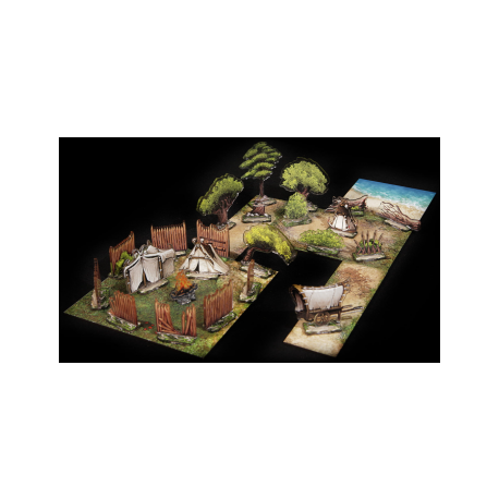 e-Raptor RPG FOREST Set - Objects + Modular Map de E-Raptor