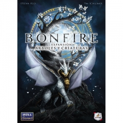 Árboles y Criaturas expansión juego de mesa Bonfire de Maldito Games