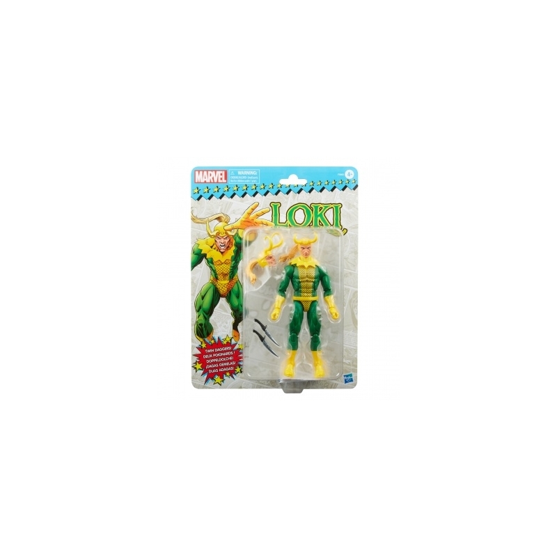 Marvel Thor Legends Series 6 Loki – Action Figure 15 Cm Ispirata Al Film, Con Accessorio E Pezzo Build-a-Figure