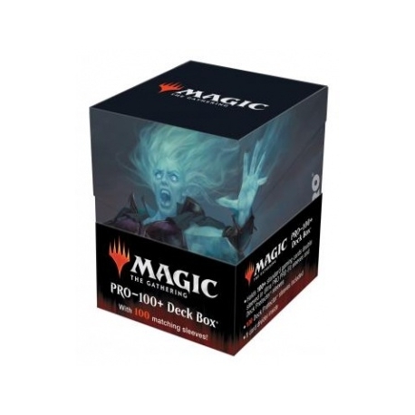 UP - PRO 100+ Deck Box and 100ct sleeves Commander Innistrad Crimson Vow V1