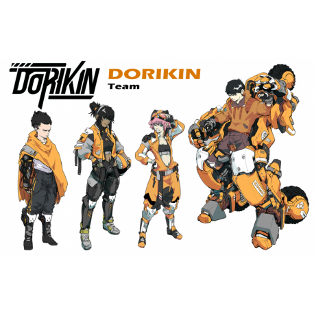 Dorikin Team personaje del juego de mesa Takkure de Zenit Miniatures
