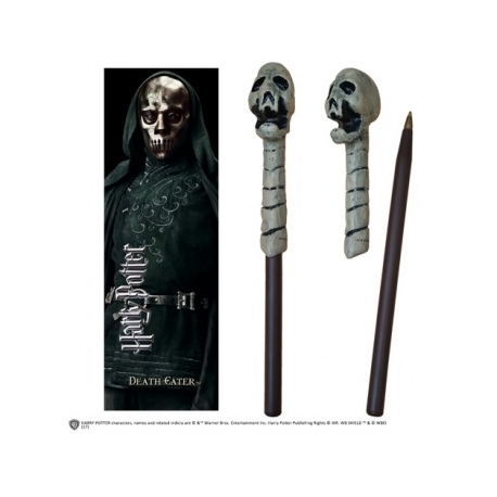 Harry Potter - Death Eater (skull) Wand Pen & Bookmark