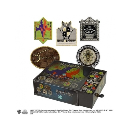 Harry Potter Puzzle - Diagon Alley Shop Signs