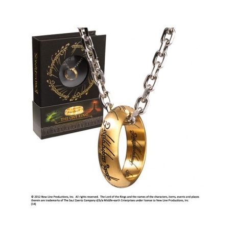 The Lord of the Rings - The One Ring, Stainless Steel on Chain
