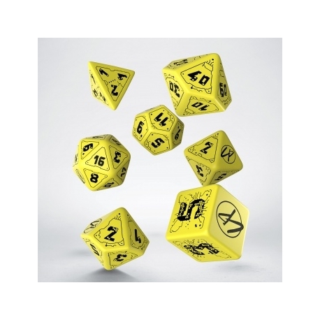 The Cyberpunk RPG Red Dice Set Danger Zone