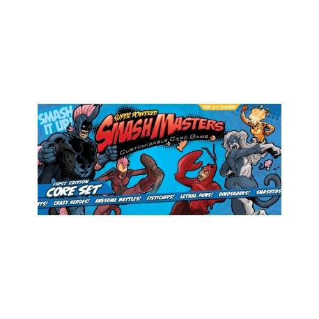 Super Powered Smash Masters Customizable Card Game Core Set (Inglés) de Dark Unicorn Games