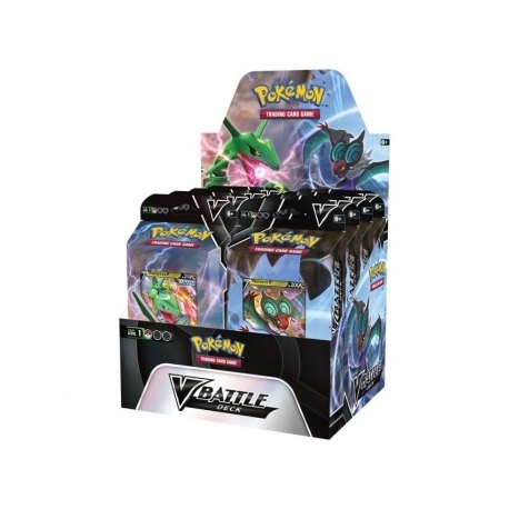 PKM - Rayquaza V October Battle Deck Display (8 Decks) (Inglés)