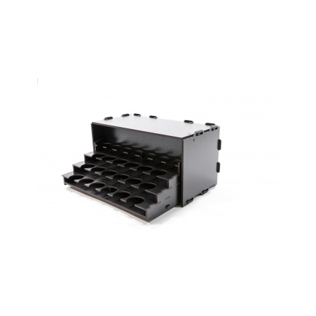Kraken Wargames Black Paint Rack: Farbregal ausziehbar (Pigment)