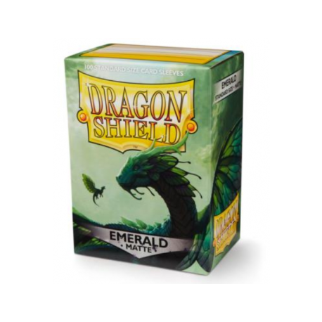 Dragon Shield Matte Sleeves - Emerald (100 Sleeves)