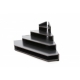 Kraken Wargames Black Paint Rack: Endstück Farbregal (Tribüne)