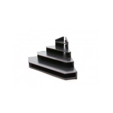 Kraken Wargames Black Paint Rack: Endstück Farbregal (Tribüne)