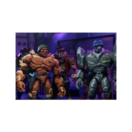 TMNT - 7' Scale Action Figure - Cartoon Series 4 General Traag and Lt. Granitor 2 pack