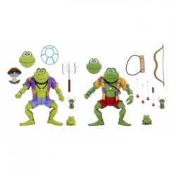 TMNT (Cartoon) - 7 inch Scale Action Figure - Genghis & Rasputin Frog 2 pack