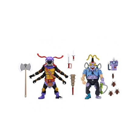Teenage Mutant Ninja Turtles (Cartoon) 7 Scale Action Figures Antrax & Scumbug 2 pack