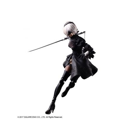 Nier:Automata Play Arts Kai Action Figure 2B (Yorha No. 2 Type B)