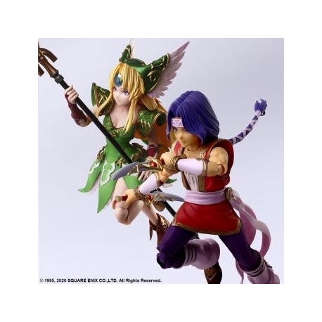 Trials Of Mana Bring Arts Action Figure - Hawkeye & Riesz