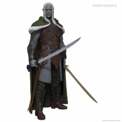 Dungeons & Dragons: Full-Sized Drizzt Foam Statue
