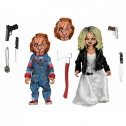 Bride of Chucky - 8 Scale Clothed Figure - Chucky & Tiffany 2-Pack