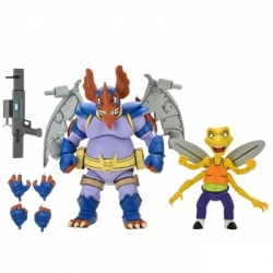 Teenage Mutant Ninja Turtles (Cartoon) - 7' Scale Action Figure - Wingnut and Screwloose 2 Pack