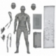 Universal Monsters - 7 Scale Action Figure - Ultimate Mummy (Black & White)