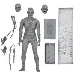 Universal Monsters - 7 Scale Action Figure - Ultimate Mummy (Black & White)