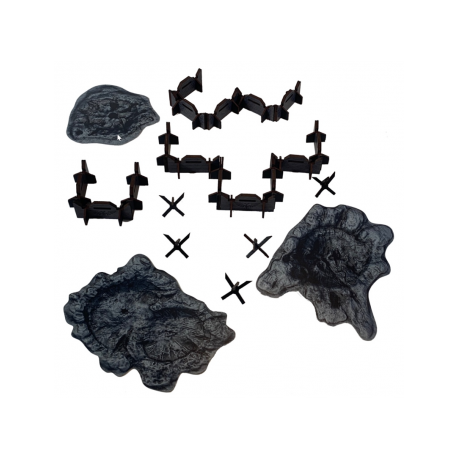 Bandua - Line of Defense - Warzone Terra - Pre painted terrain set