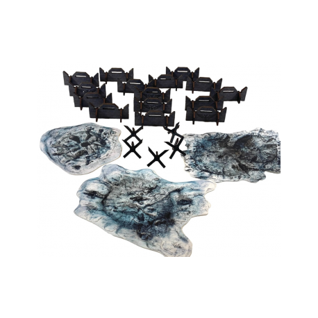 Bandua - Line of Defense - Warzone Thallarn - Pre painted terrain set