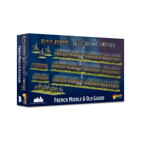 Black Powder Epic Battles: Waterloo French Middle & Old Guard Plastic Boxset (Inglés)