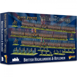 Black Powder Epic Battles: Waterloo - British Highlanders & Riflemen Plastic Boxset (Inglés)