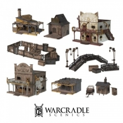 Warcradle Scenics: Red Oak Town Set 1 (Inglés)