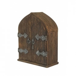Ziterdes - Eichenschrank mit Eisenbeschlägen