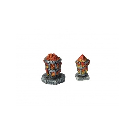 Ziterdes - Feuerkorb, 2 große und 2 kleine