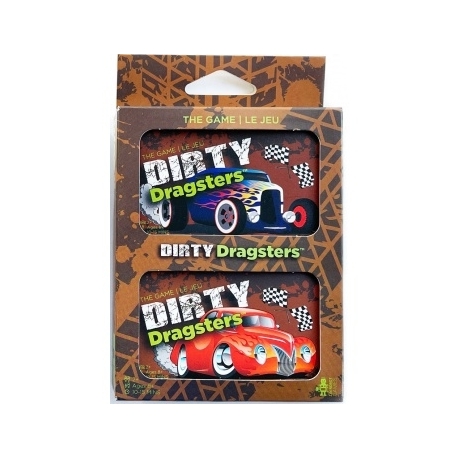 Dirty Dragsters: Blue & Orange Car Decks (Inglés)
