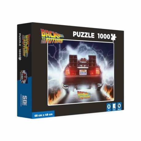 Puzle 1000 pcs. Regreso al futuro Delorean