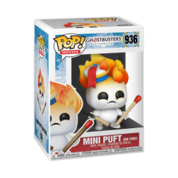 ¡FUNKO POP! Películas: GB: Afterlife - Mini Puft on Fire