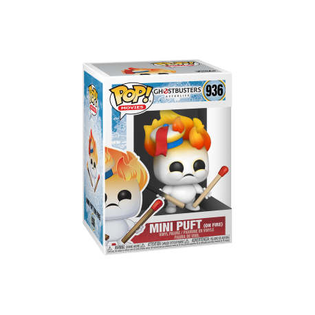 ¡FUNKO POP! Películas: GB: Afterlife - Mini Puft on Fire